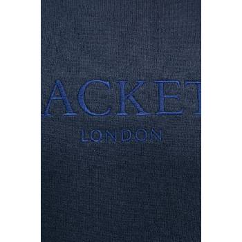 Hackett Суичър Hackett London в тъмносиньо с апликация HM581279 (HM581279)