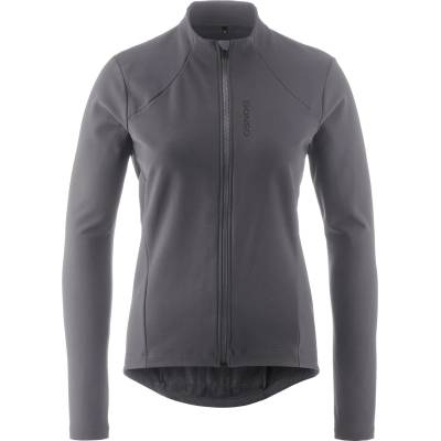 Gonso Дамска фланелка с дълъг ръкав за колоездене Gonso Women's Sitivo Trikot Therm Cycling jersey - Mercury Grey - размер 40 (EU) (156-2228-0314)