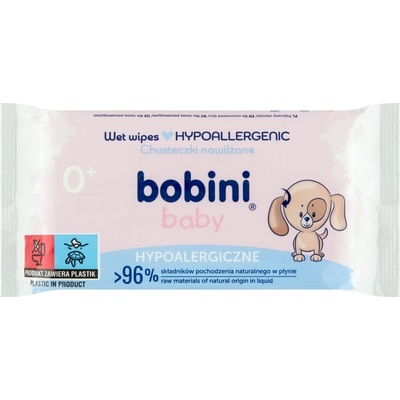 Bobini detské obrúsky hypoalergénné 60 ks