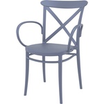 Bogdan Furniture Am Стол Крос xl тъмно сив