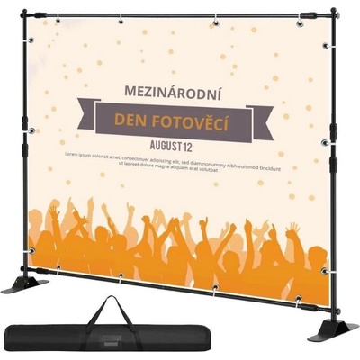 Fotověci Foto Konstrukce Paravan na Pozadí Plakát Fotostudio Výběr Variant + Možnost Výroby Banneru Velikost: 2,4 x 3 m – Zboží Mobilmania