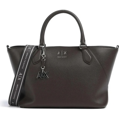 Armani Exchange Isabela medium kabelka tmavě hnědá