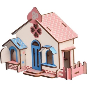 Woodcraft construction kit Woodcraft Дървен 3D пъзел Шоколадова къща (XE-G050H)