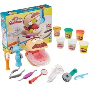 Hasbro Play-Doh: Стоматология и ортодонтия комплект с пластилин, 6 кутийки (F1259)