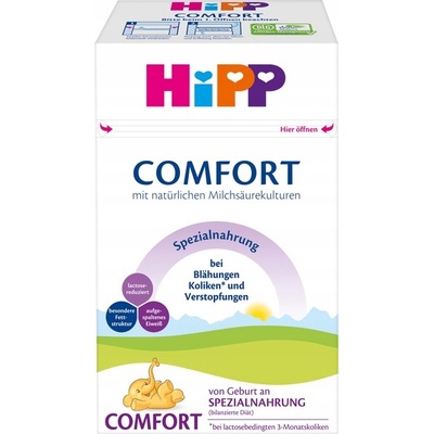 Hipp mléko na koliky, nadýmání a zácpu Comfort DE 600g