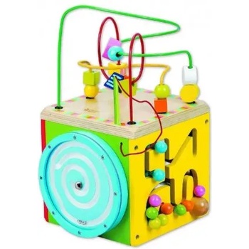 Classic world - Дървен дидактически куб - Малък (074F)