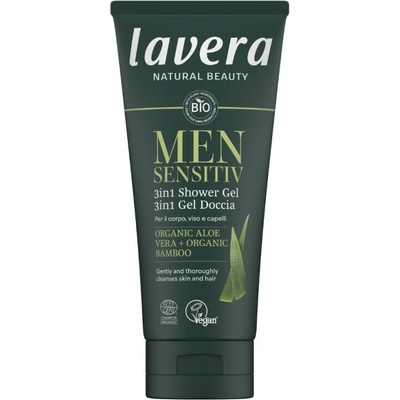lavera Pánský sprchový gel Sensitive 3v1 200 ml