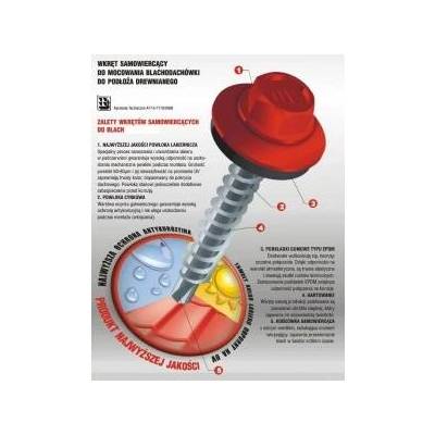 Self-drilling insert 4.8*35mm ral 9010