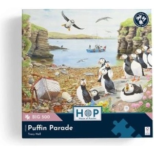 House of Puzzles Пъзел 500 части - Парад на морските папагали - The House of Puzzles (HP0286)