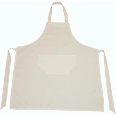 L-Merch Unisex zástěra NT5220 White 85x75cm