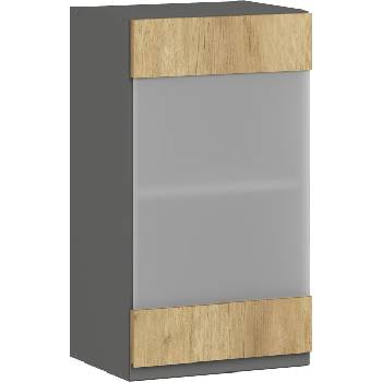 Горен кухненски шкаф Lusil B 40/72 с една врата витрина