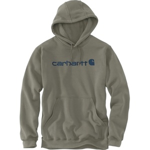Carhartt WIP Мъжки суичър Carhartt Signature Logo Sweatshirt Hoodie - Dusty Olive - размер M (017-2834-1212)