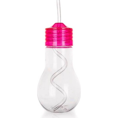 Banquet Láhev plastová s brčkem BULB 600 ml