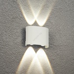Brilagi - led външно стенно осветително тяло flarebox led/4w/230v бяло ip65 (bg2257)