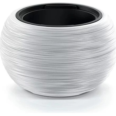 PROSPERPLAST Kvetináč s vkladem FURU BOWL 37,8 cm biela