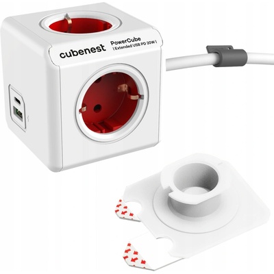 Cubenest PowerCube 1,5 m bílá červená