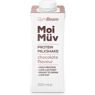 GymBeam MoiMüv Protein Milkshake čokoláda 250 ml