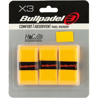 Bullpadel HaC Overgrip GB 1201 3 ks Žltý