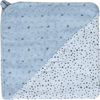 Bebe-Jou Mušelínový uterák s kapucňou bambus Fabulous Hero