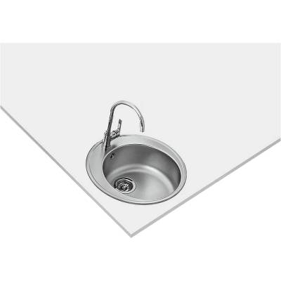 Иноксова мивка за вграждане, гладка-мат, за шкаф със светъл отвор Ø 45 см Starbright 45 E-XN 1B ORB (М.1110)