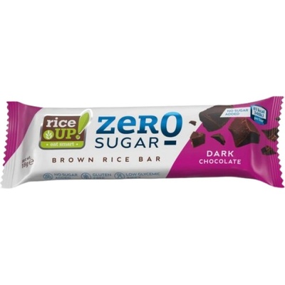 RiceUP! Brown Rice Bar Zero Sugar [18 грама] Тъмен шоколад