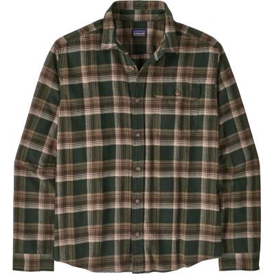 Patagonia Мъжка риза с копчета Patagonia L/S LW Fjord Flannel Shirt - Cozy Cabin: Treeline Green - размер M (033-0627-4012)