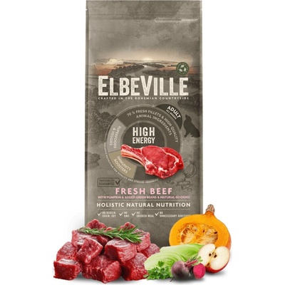 Elbeville Adult All Breeds Fresh Beef High Energy 11,4 kg