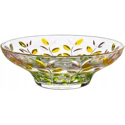 Bohemia Prestige Skleněná mísa Laurus Spring 30 cm