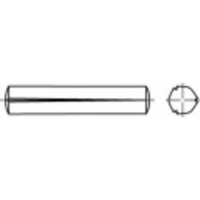 TOOLCRAFT 135922 kuželový rýhovaný kolík (Ø x d) 2 mm x 6 mm ocel 250 ks