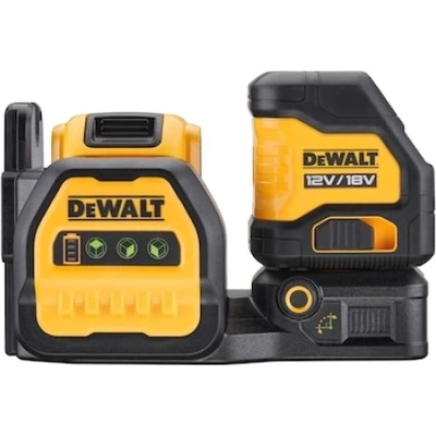DEWALT 12/18v xr кръстат лазер, 2 линии, зелен