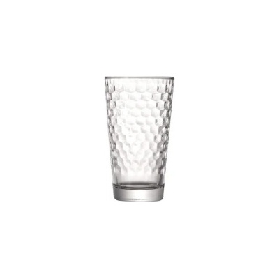Vitrum - Стъклена чаша за вода / безалкохолни напитки висока 360мл FRIENDS "HONEYCOMB" B6 VM-0744842 (0104183)
