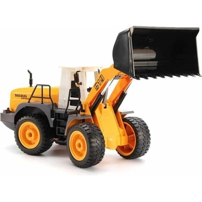 Jamara WHEEL LOADER 2WD kolesový nakladač zvukový modul LED funkčné lyžice RTR 1:20