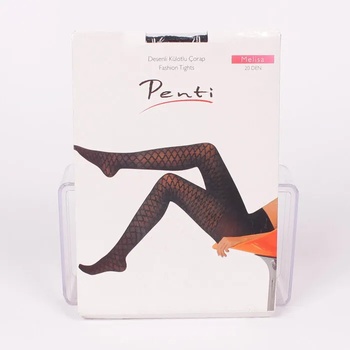 Image 1 of Дамски фигурален чорапогащник в черен цвят - 20Den