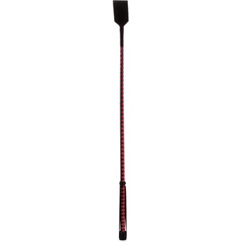 Devil Sticks Leather Stick with Neon Strip & Nubuck Leather Top 72cm Red