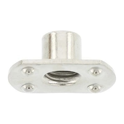 Matice M10 k bodovému navaření, 4-bodová, nerez A2 (100 ks)