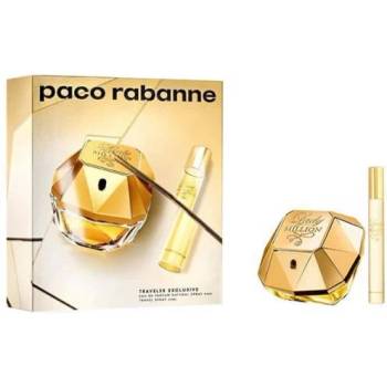 Paco Rabanne Lady Million Подаръчен комплект, Парфюмна вода 80ml + Парфюмна вода 20 ml, Жени