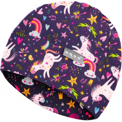 Unuo dětská čepice fleecová nespadená Hory – Zboží Dáma