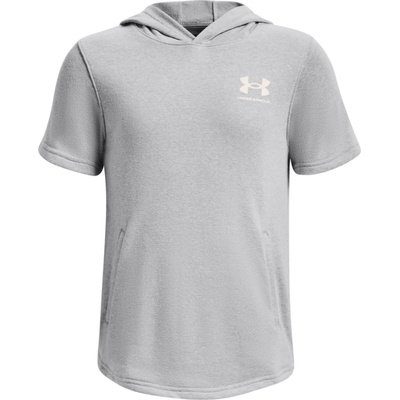 Under Armour Суитшърт с качулка Under Armour UA Rival Terry SS Hoodie-GRY 1377252-011 Размер YMD