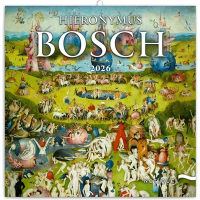 NOTIQUE Poznámkový Hieronymus Bosch 30 x 30 cm 2026