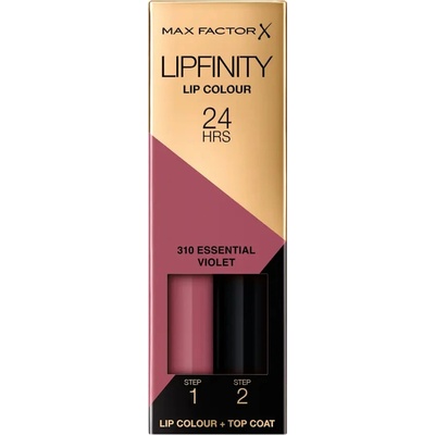 Max Factor Dlouhotrvající rtěnka s balzámem Lipfinity 310 Essential Violet 2,3 + 1,9 g