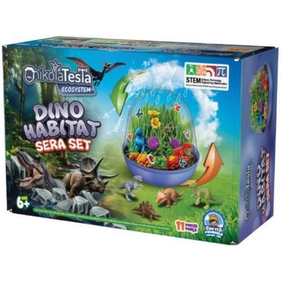 Nikola Tesla Образователен комплект Nikola Tesla - Динозавърски хабитат, 11 части (70164)