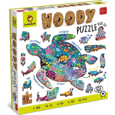 Ludattica Woody More drevené 21245 48 dielov
