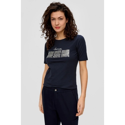 s.OLIVER 2144441 Dámske tričko 59D3 tmavomodrá