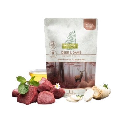 isegrim пауч с еленско и дивеч 410гр