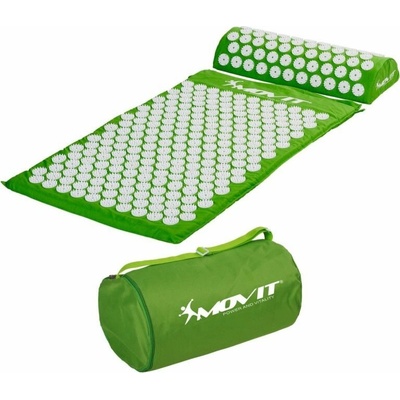 MOVIT 40590 Akupresúrna podložka s vankúšom 75 x 44 cm - zelená