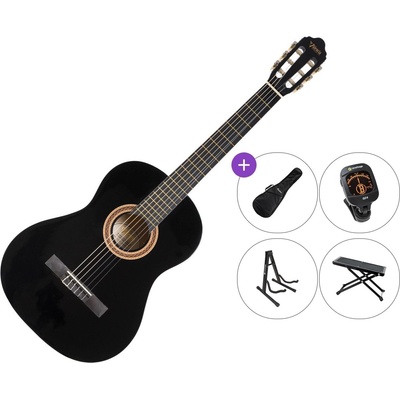 Valencia VC104 Premium SET 4/4 Black Класическа китара