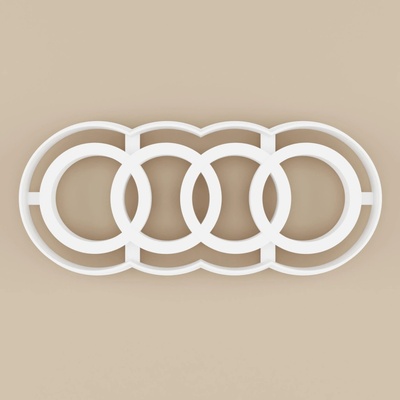 Formička - Logo Audi - S naznačením