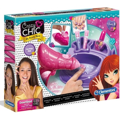 CLEMENTONI Crazy Chic Třpytivé nehty