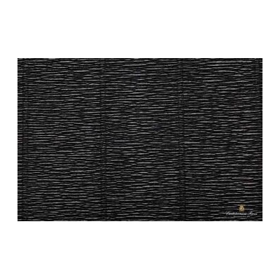 Krepový papír 180g role 50cm x 2,5m černá 602