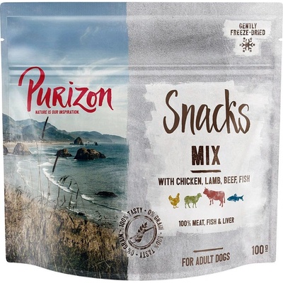 Purizon Snack Mix bez obilnín 3 x 100 g